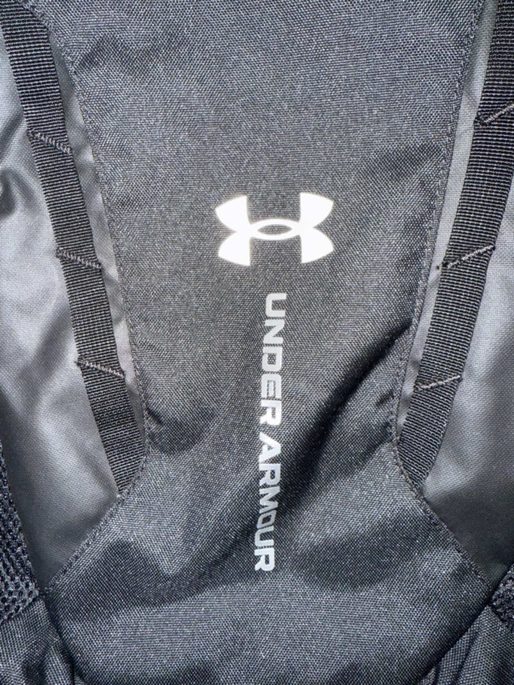 Under Armour Black Men's Backpack with White Logo - Picture 3 of 10